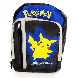 Vintage Nintendo Pokemon Pikachu #25 Kids Backpack Adjustable Straps PVC